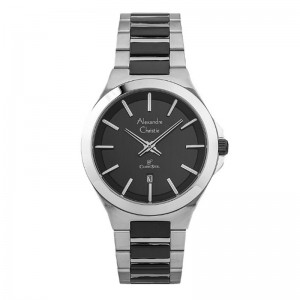 Alexandre Christie AC 8634 Silver Black LDBTBBA LADY